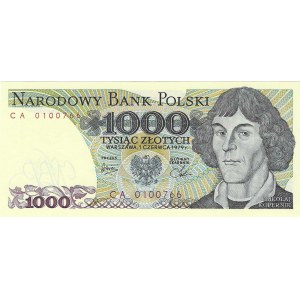 1 000 or 1979, série CA - série rare