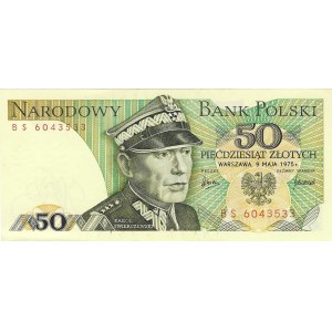 50 złotych 1975, seria BS