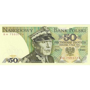 50 złotych 1975, seria BH