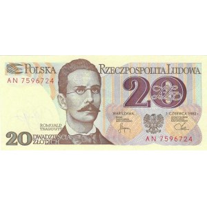 20 złotych 1982, seria AN