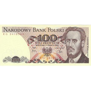 100 zloty 1982, KG series