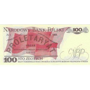 100 złotych 1982, seria KG