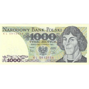 1.000 Zloty 1982, Serie KL