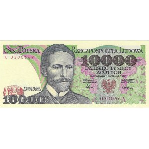 10.000 Zloty 1987, Serie K