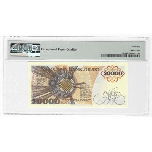 20.000 złotych 1989, seria AM - PMG 66 EPQ