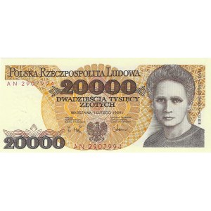 20.000 Zloty 1989, Serie AN