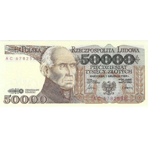 50.000 Zloty 1989, Serie AC