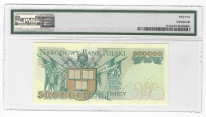 500.000 złotych 1993, seria AA - PMG 55