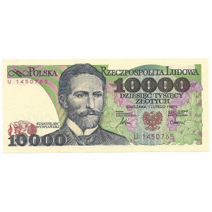 10,000 zloty 1987, series U