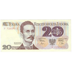 20 złotych 1982, seria P