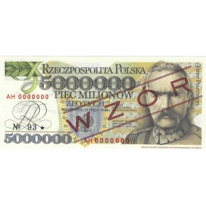 5 milionów złotych 1995, WZÓR - numer 93