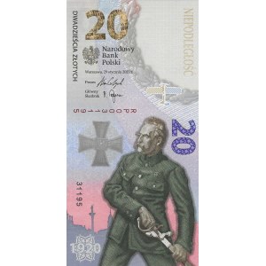 20 złotych 2020, Bitwa Warszawska 1920 - Józef Piłsudski