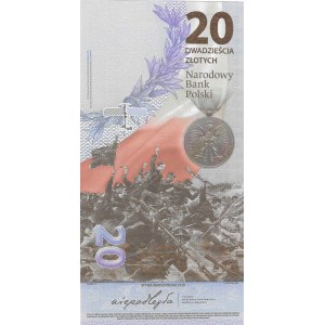 20 gold 2020, Battle of Warsaw 1920 - Józef Piłsudski