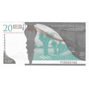 20 złotych 2009 - Fryderyk Chopin