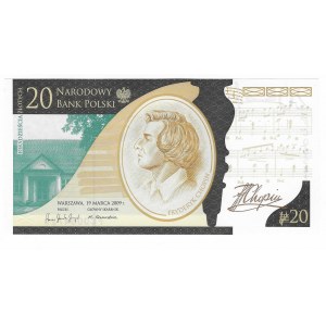 20 zl 2009 - Frederic Chopin