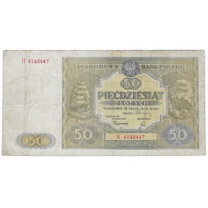 50 Zloty 1946, sria H