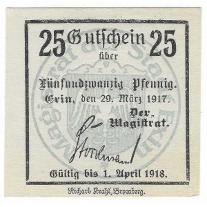 Kcynia (Exin), 25 fenig 1917