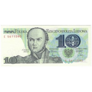 10 złotych 1982, seria E