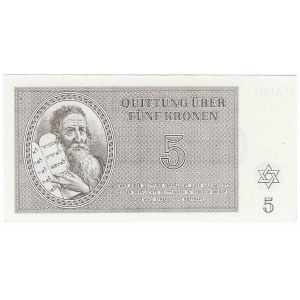 Czechosłowacja (Getto Terezin), 5 koron 1943