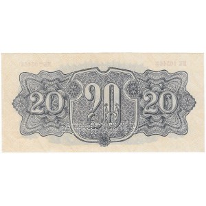 Tschechoslowakei, 20 Kronen, HK-Serie, 1944. - BESONDERHEITEN