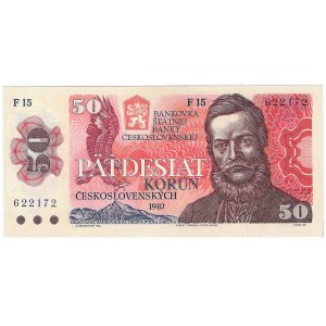 Czechosłowacja, 50 koron, 1987r.