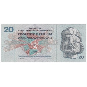 Czechosłowacja, 20 koron, 1970r.