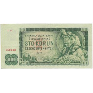 Czechosłowacja, 100 koron, 1961r.
