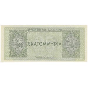 Greece, 25 Drachmai, 1944.