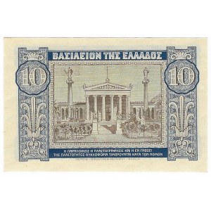 Grecja, 10 drachm, 1940r.