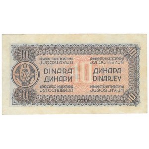 Jugosławia, 10 dinarów, 1944r.
