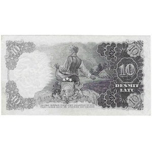 Łotwa, 10 łat, seria BM 1939r.