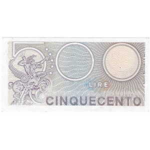 Italien, 500 Lire, 1974.