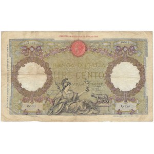 Italien, 100 Lire, Serie G, 1931.