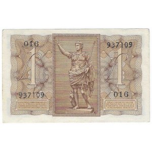 Włochy, 1 lire 1939