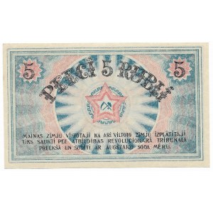 Łotwa, Ryga, 5 Rubli 1919
