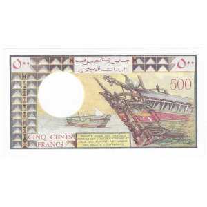 Dżibuti - 500 franków 1988