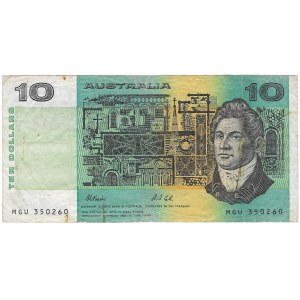 Austrália, 10 USD 1974