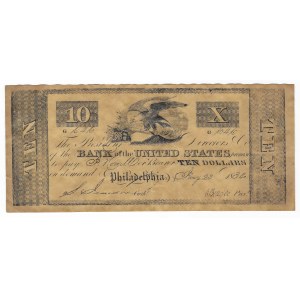 United States of America, $10 1834 - counterfeit