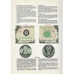 Stany Zjednoczone Ameryki, Nierozcięty arkusz 4 x 1 dolar 1985