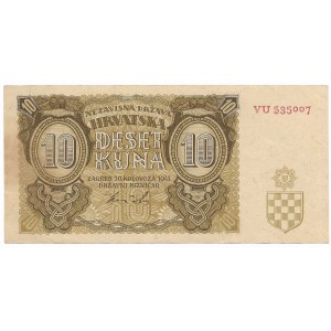 Chorwacja, 10 kuna 1941