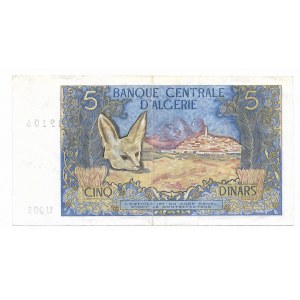 Alžírsko, 5 dinárov 1970
