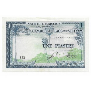 Indochiny Francuskie, 1 piastre (1954)