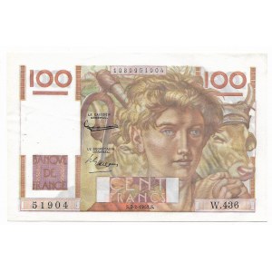 Frankreich, 100 Francs 1952