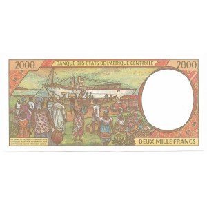 Stredoafrické štáty, 2000 frankov, séria P