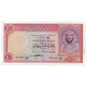 Egipt, 10 pounds 1959