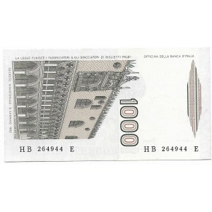 Włochy, 1000 Lire 1982