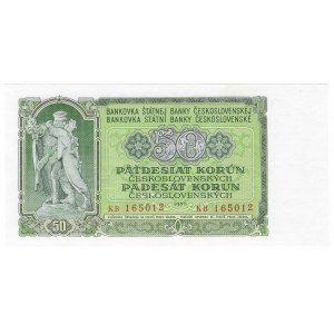 Czechosłowacja, 50 koron 1953 - SPECIMEN