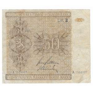 Finland, 50 Markkaa 1945