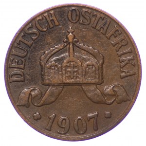 Deutschland, Deutsch-Ostafrika, 1 Haler 1907 J