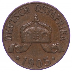 Deutschland, Deutsch-Ostafrika, 1 Haler 1905 J